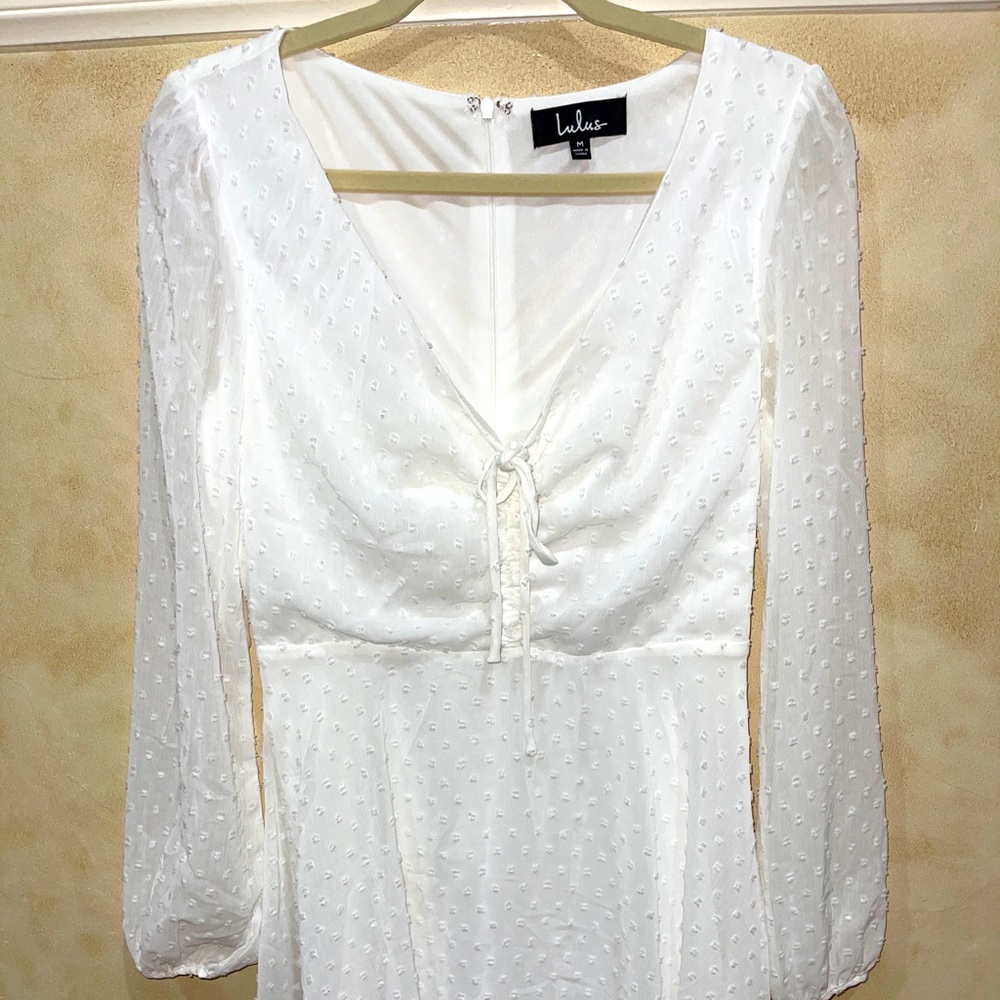 Lulus Mini White Short Dress